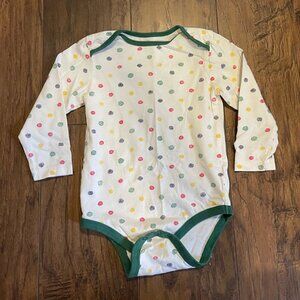 Hudson’s Bay Company HBC 18/24 Months polka dot long sleeve onesie